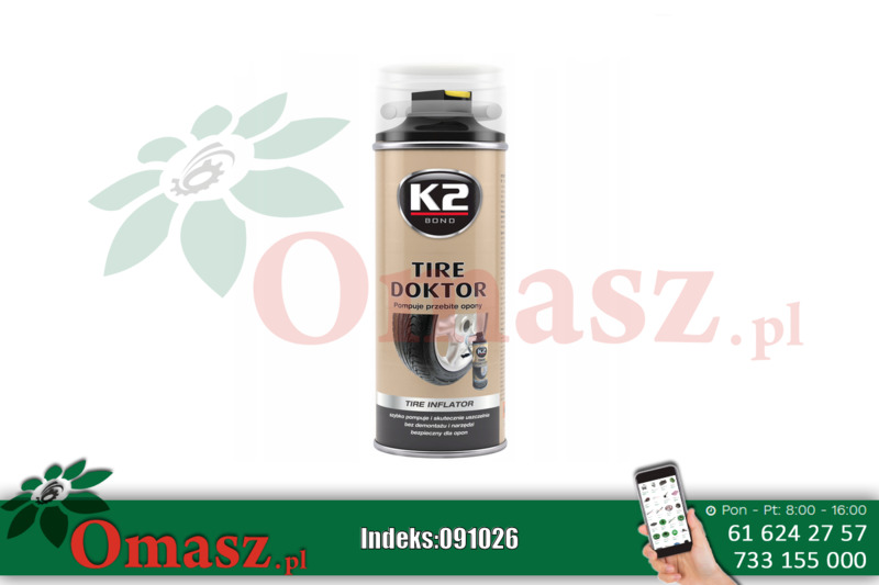 Uszczelniacz przebitych opon K2 400ml