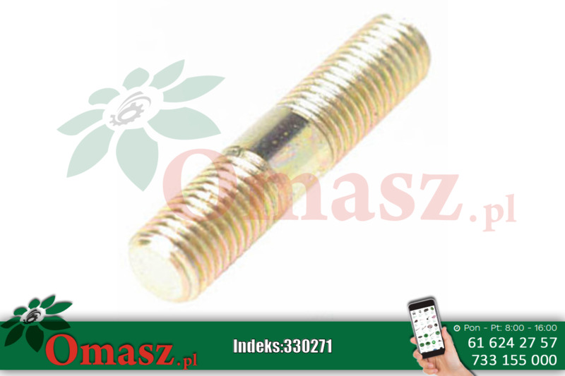 Śruba dwustronna kolektora wydechowego MF 0826243