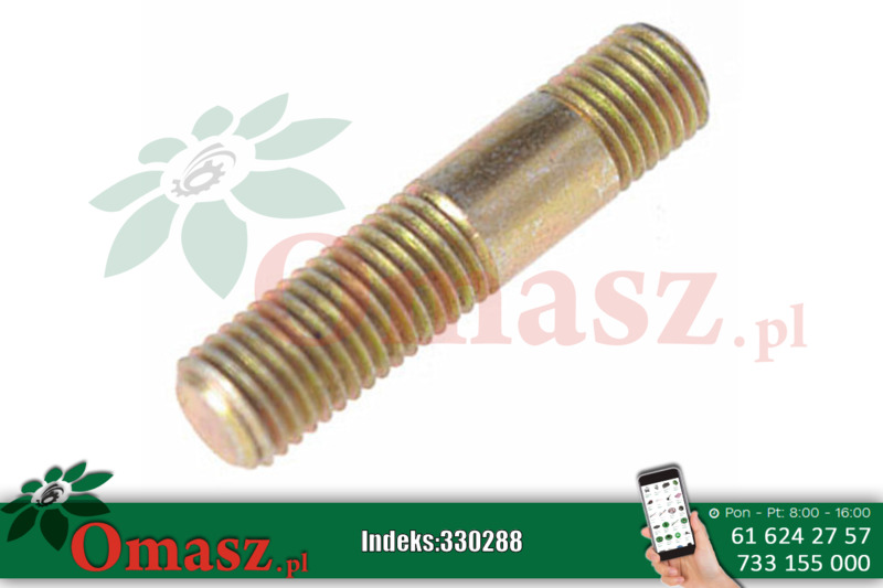 Śruba dwustronna misy oleju krótka MF 0826285
