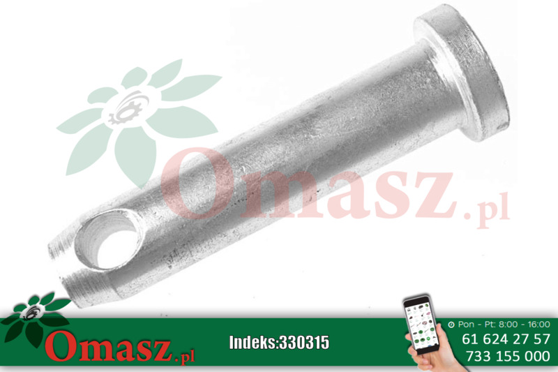 Sworzeń przystawki zaczepu MF 1664985M1