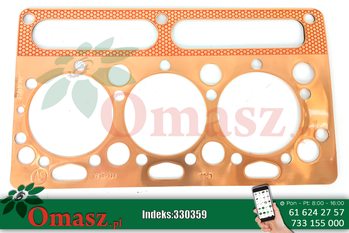 Uszczelka głowicy MF-3 miedziana z silikonem 36812127