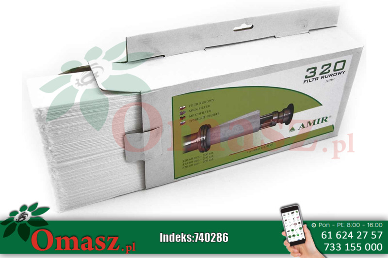 Filtr rurowy 320/200 szt.