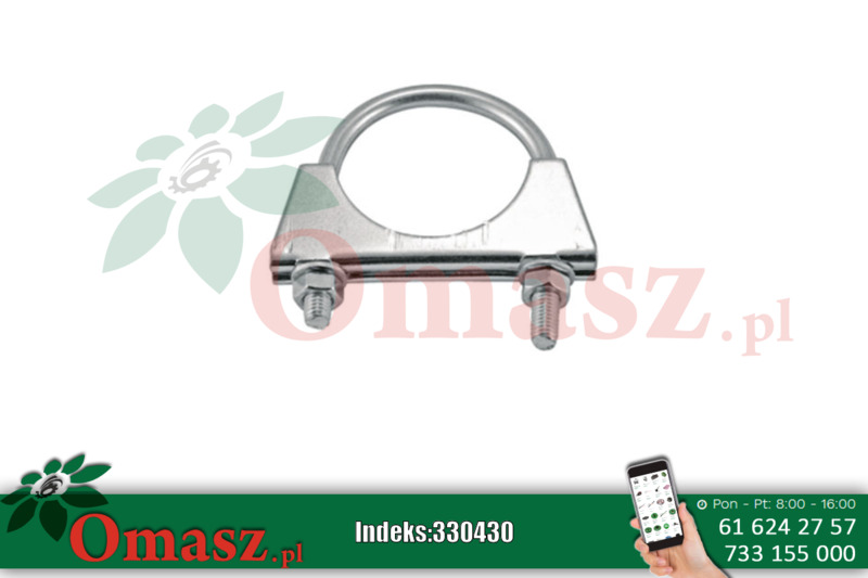Obejma UNI M8 *54 zacisk tłumika 1674071M92