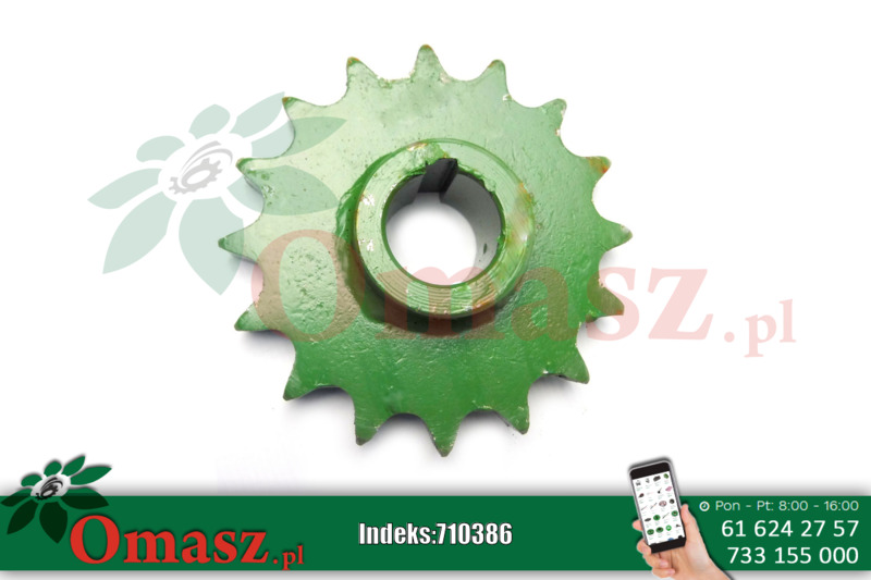Koło łańcuchowe rozrzutnika, Z-16, skok 1 cal, otwór 35mm 2208/05-004/4