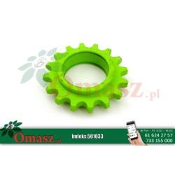 Koło łańcuchowe napinacza Claas, Z-16, skok 5/8 cala, otwór 47mm