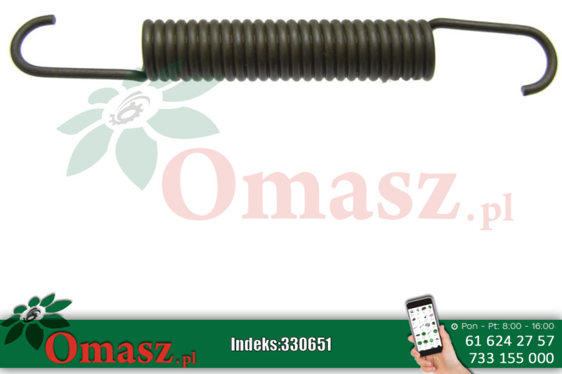Sprężyna szczęk hamulcowych MF 1850217M1