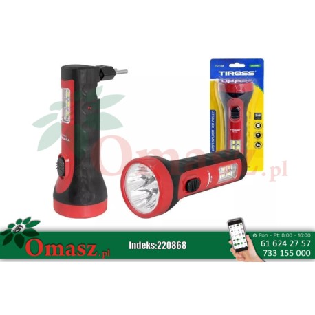 Latarka ładowalna 5+6Led Tiross TS-1138