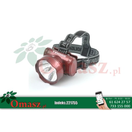 Latarka czołowa 1 LED ładowalna TS-776-1
