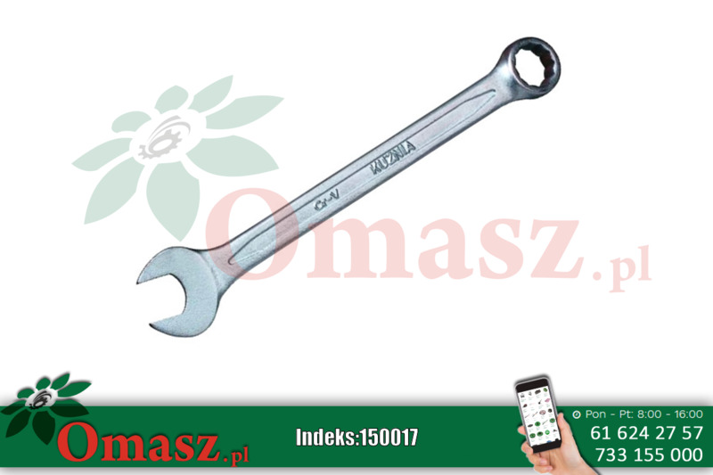 Klucz płasko-oczkowy 21mm Kuźnia