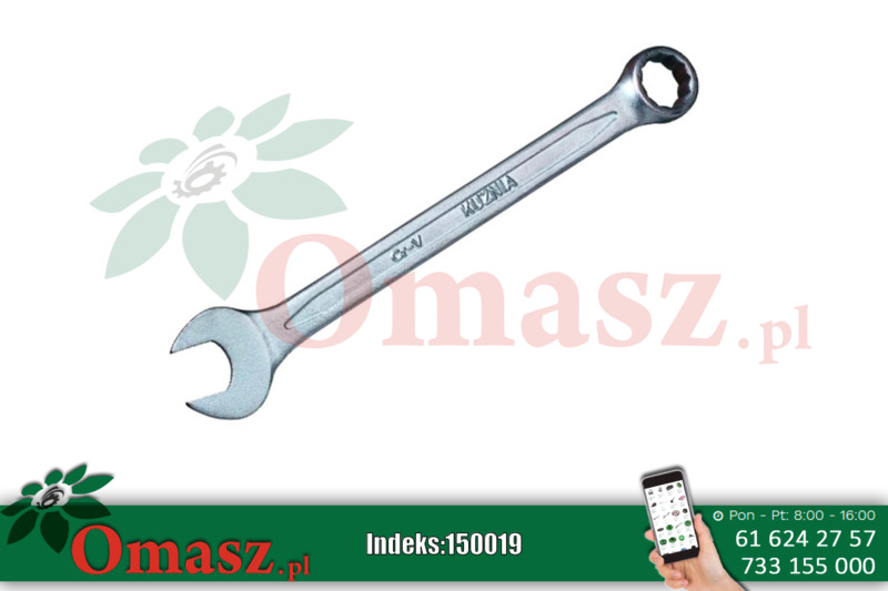 Klucz płasko-oczkowy 13mm Kuźnia