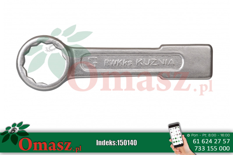Klucz oczkowy jednostronny 30mm Kuźnia