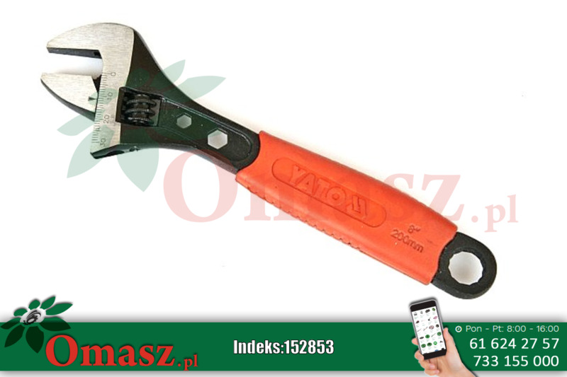 Klucz nastawny 200mm YT2171