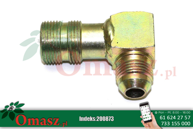Kolanko hydrauliczne BB JIC UNF 19,05/22*1,5