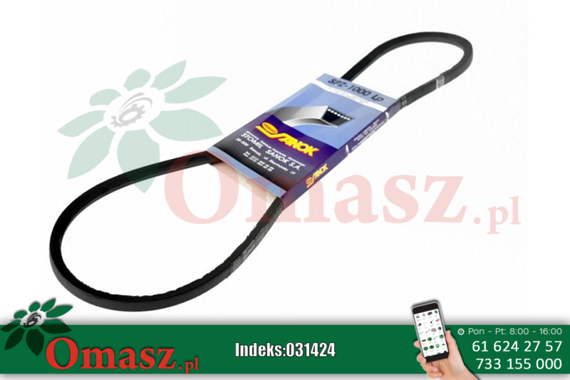 Pasek klinowy SPZ 1000