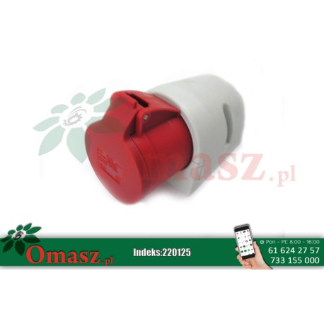 Gniazdo elektryczne 32A 5 pinów 380V