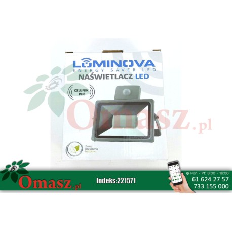 Naświetlacz LED 10W/ 230V z czujnikiem ruchu
