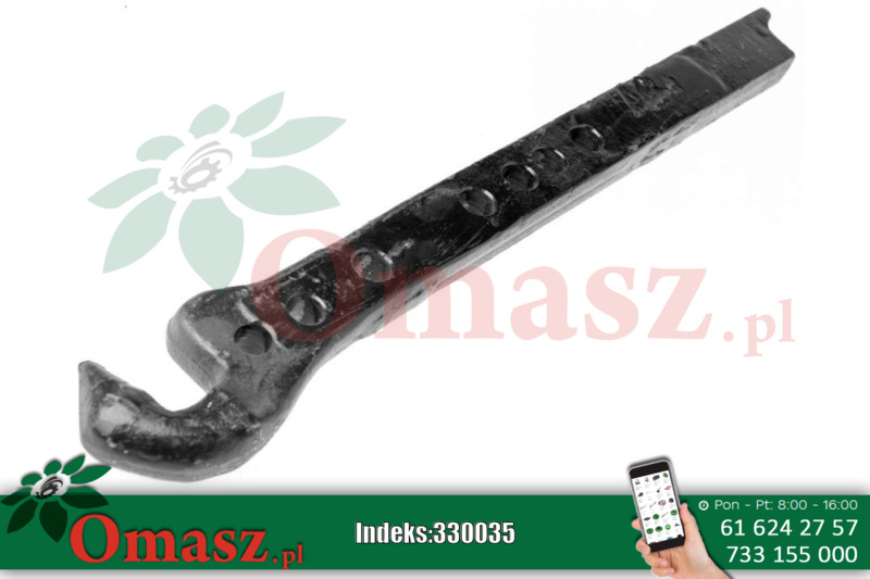 Hak zaczepu MF3 1666858M92