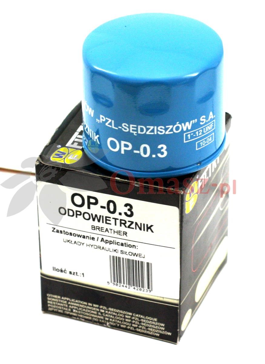 Filtr odpowietrznik OP-0.3