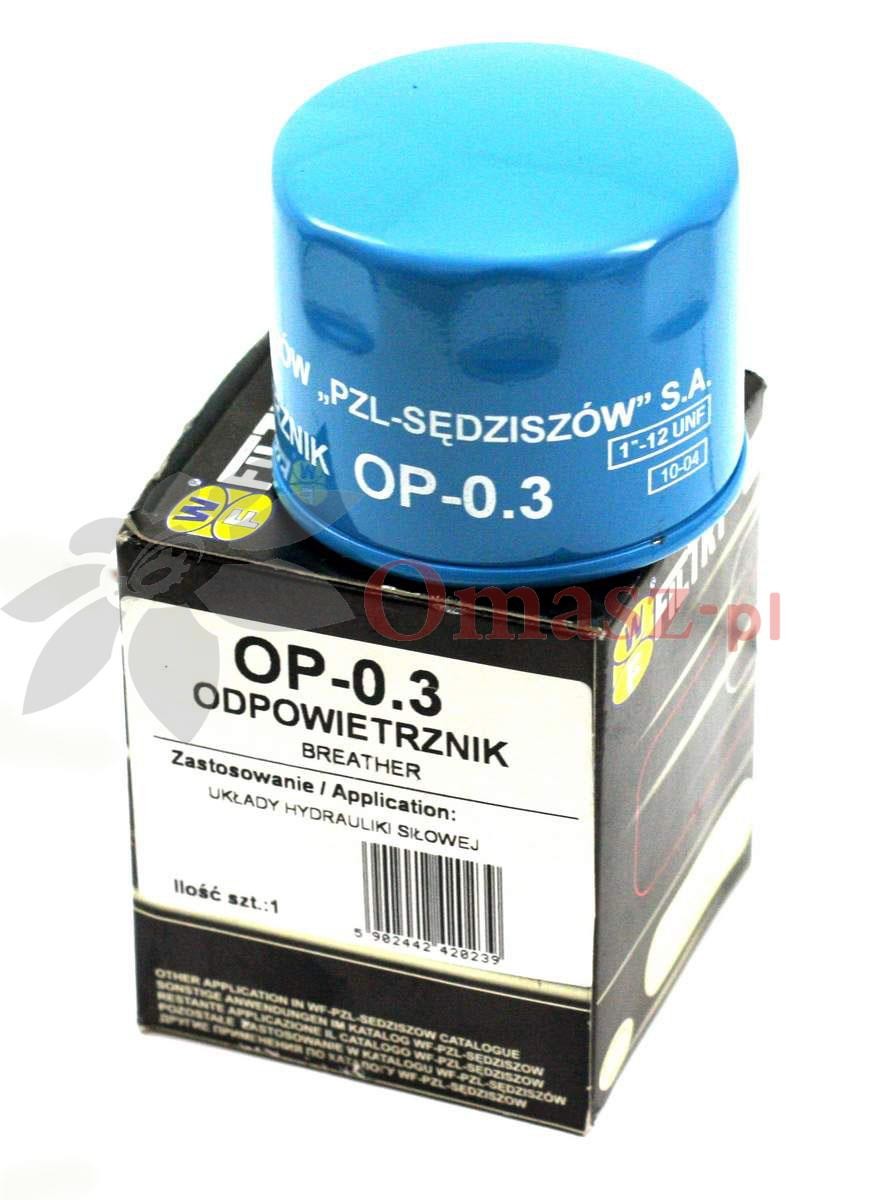 Filtr odpowietrznik OP-0.3