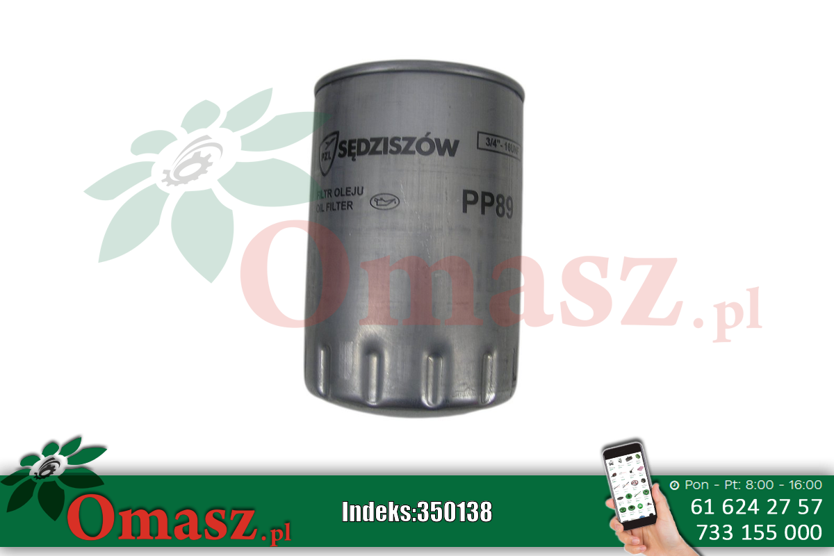 Filtr oleju PP89 Sędziszów MF4