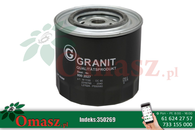 Filtr oleju silnikowego 8002027