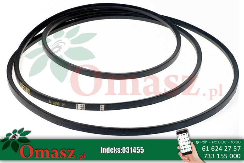Pasek klinowy B 4500