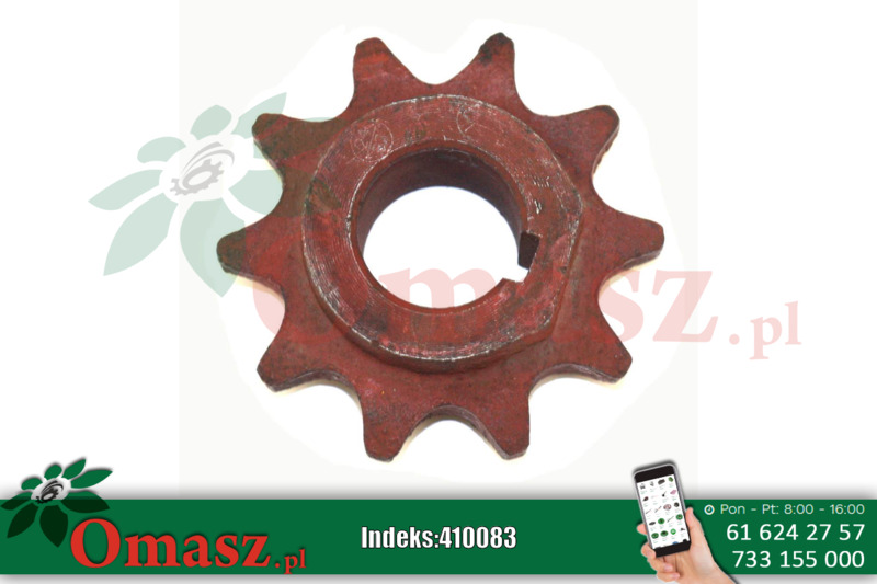 Koło łańcuchowe rozsiewacz RCW, Z-10, skok 1 cal, na klin 2009/02-011