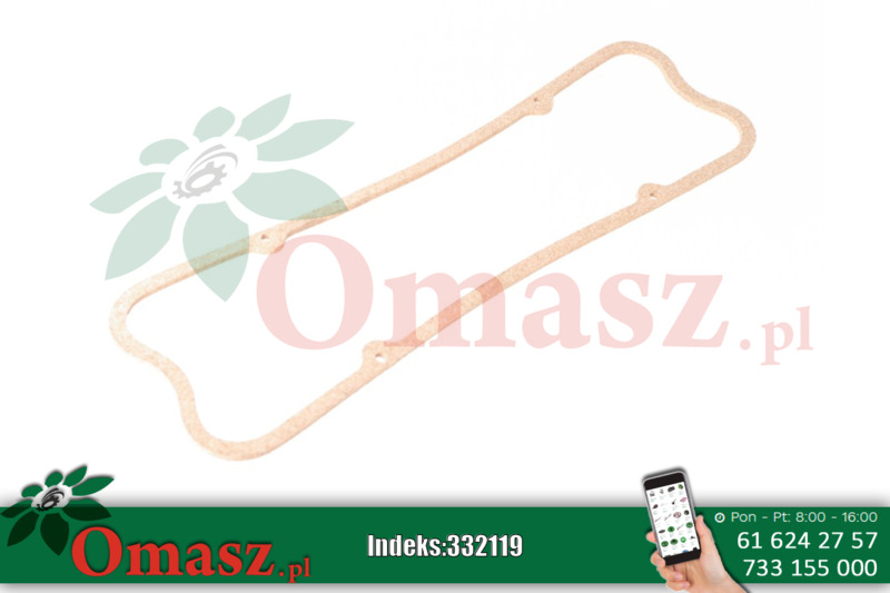 Uszczelka pokrywy głowicy 4-cylindrowa MF 3681113 korkowa