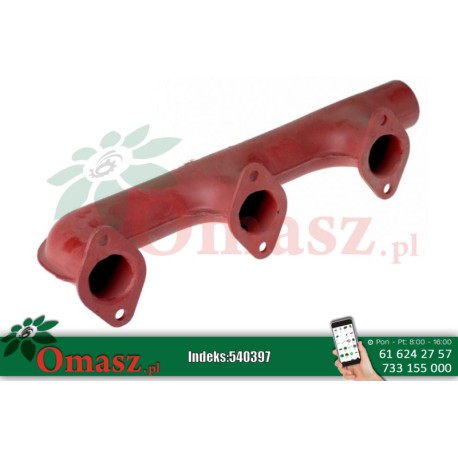 Kolektor ssący Zetor, 3-cylindrowy 49010510