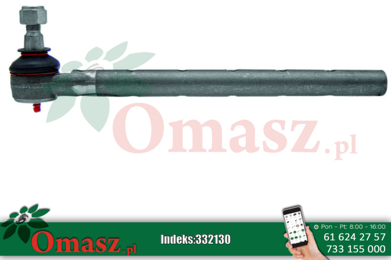 Przegub kulowy Ursus 4512 długi, bez gwintu 881736M92