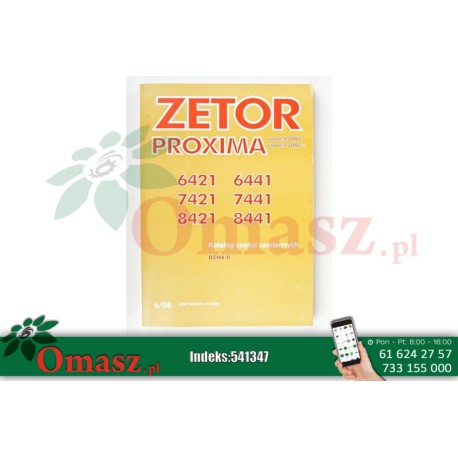 Katalog części Zetor 6421-8441 PROXIMA