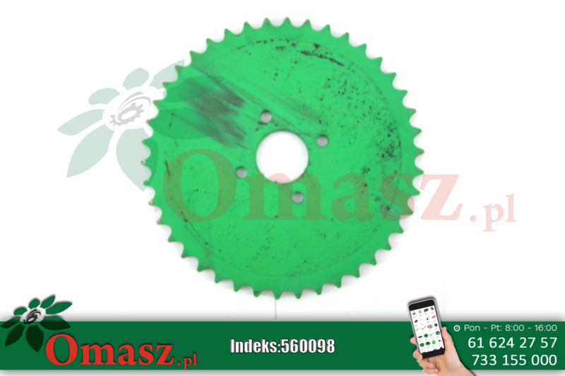 Koło łańcuchowe Bizon, Z-42, skok 3/4 cala. otwór 46mm 5056/03-002