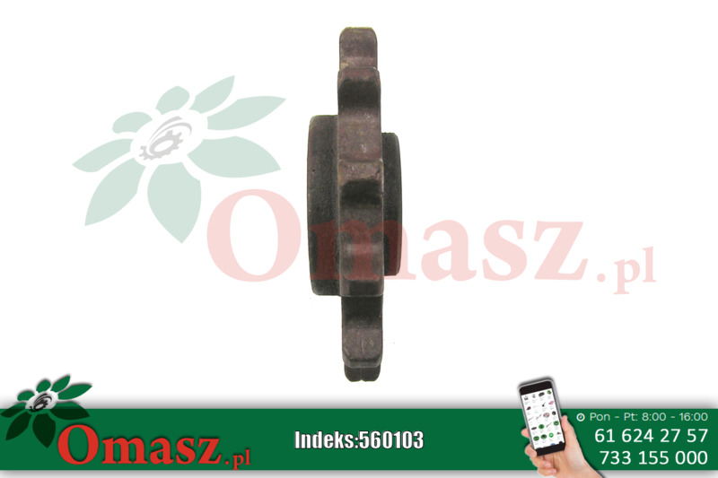 Koło łańcuchowe Bizon, żeliwne z wgłębieniem 5060/05-004