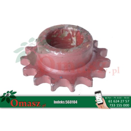 Koło łańcuchowe Bizon, Z-15, otwór 40mm, skok 3/4 cala 5056/02-004/0
