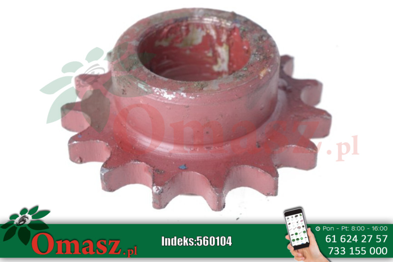 Koło łańcuchowe Bizon, Z-15, otwór 40mm, skok 3/4 cala 5056/02-004/0