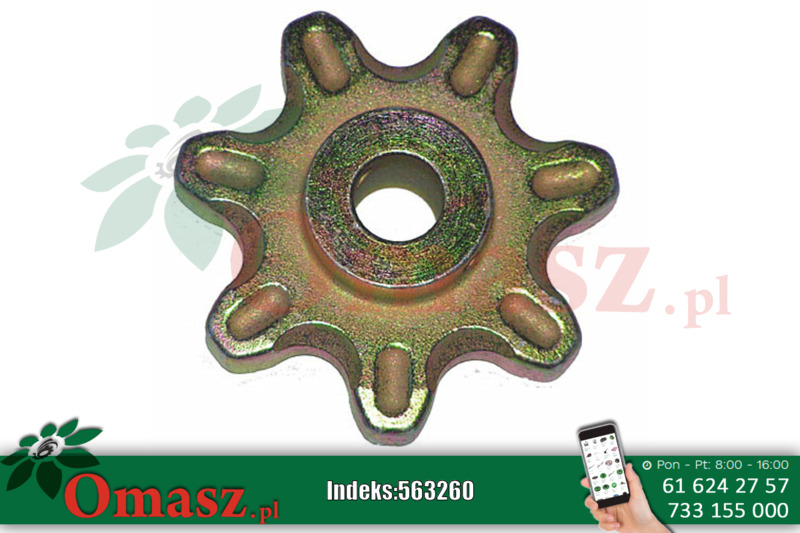 Koło łańcuchowe elewatowa Claas, Z-28, gwint 20mm 78573601