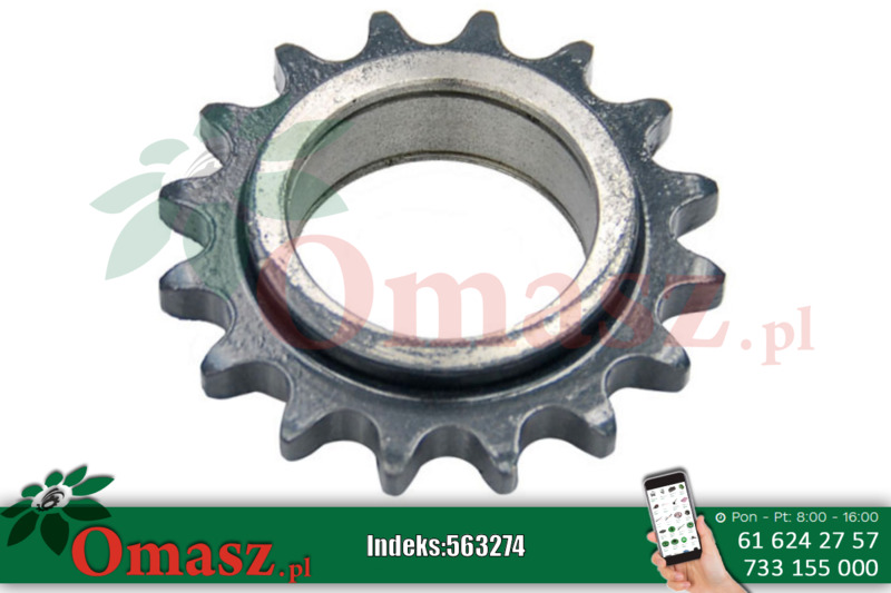 Koło łańcuchowe napinacza Claas, Z-16 80905314