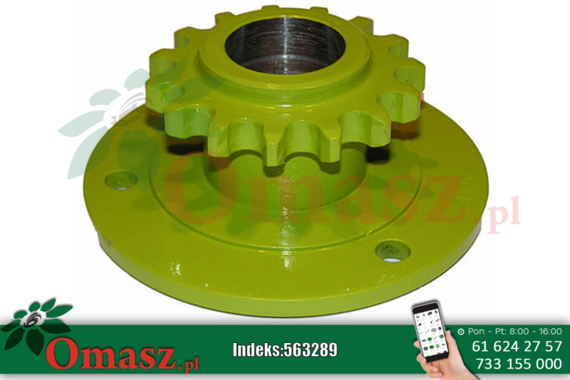 Koło łańcuchowe z piastą Claas, Z-15, gwint 42 mm 619163-600