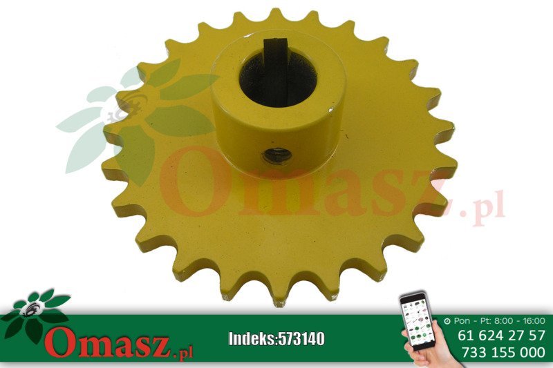 Koło łańcuchowe przenośnika ślimakowego New Holland, Z-24, otwór 25mm