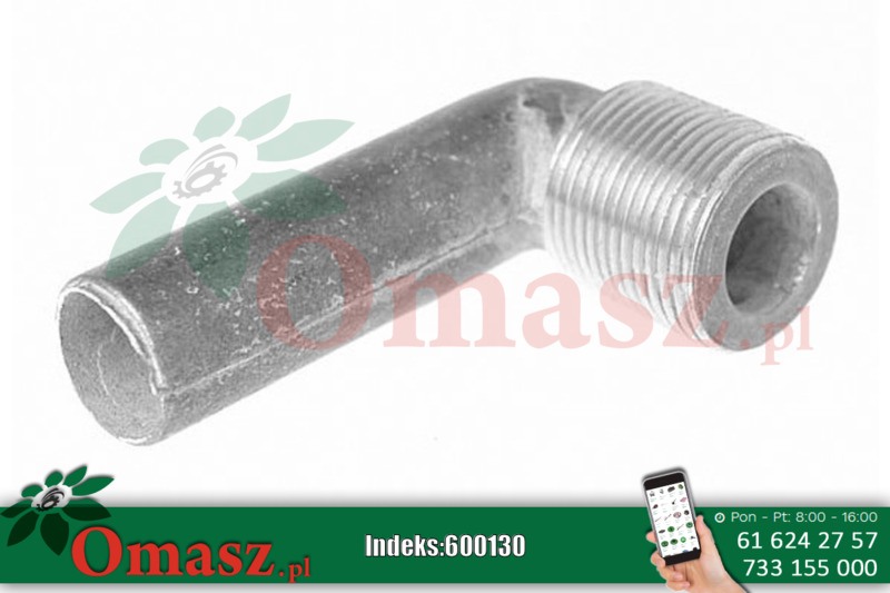 Kolanko głowicy sprężarki Ursus - 1 gwint 50/50-960/0