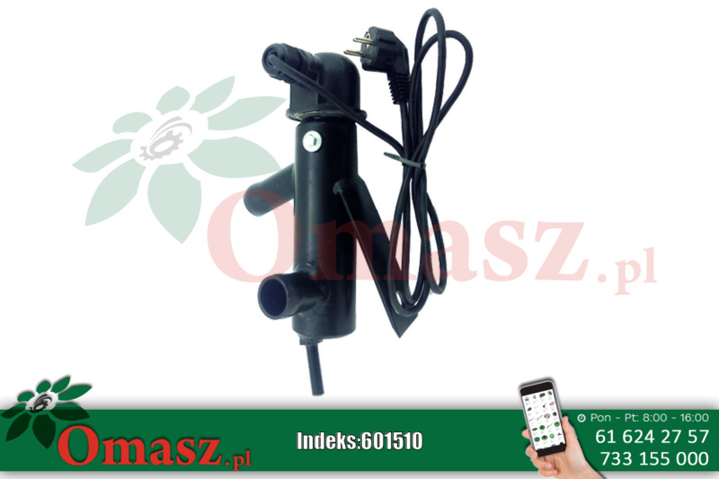 Grzałka Ursus C-360 montowana w przewód gumowy wody