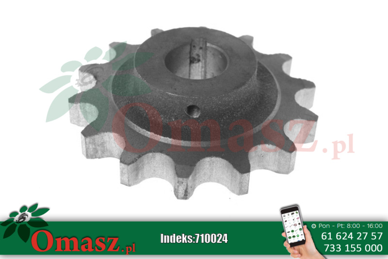 Koło łańcuchowe rozrzutnika, Z-14, skok 1 cal, otwór 30mm 2219/10-008/1