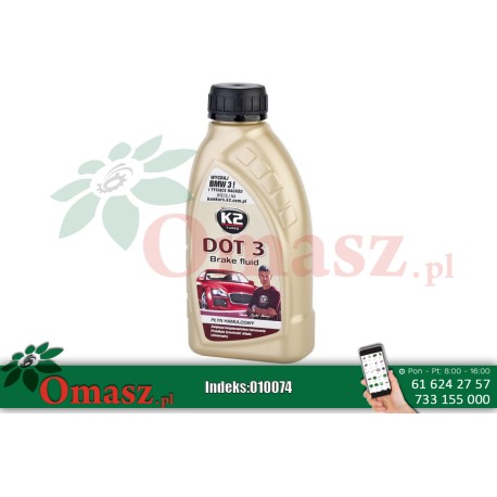 Płyn hamulcowy DOT-3 a0,5l