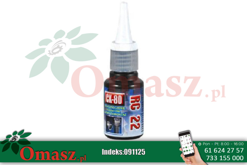 Środek zapobiegający odkręcaniu śrub 10ml RC22