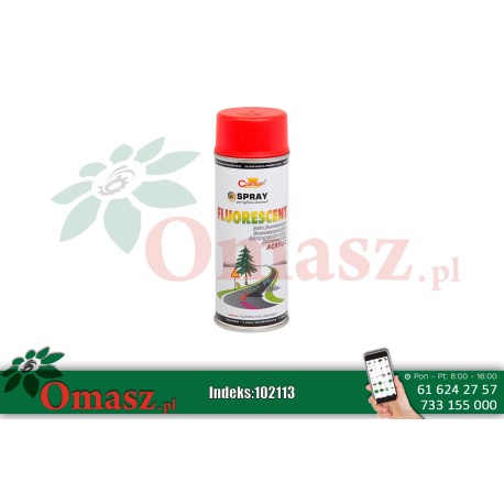 Farba spray fluorescencyjny czerwony