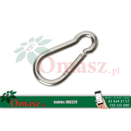 Karabińczyk ocynkowany 4mm
