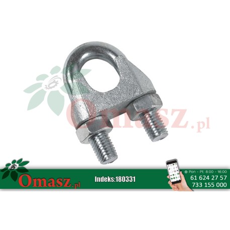 Zacisk linowy kabłąkowy 3mm