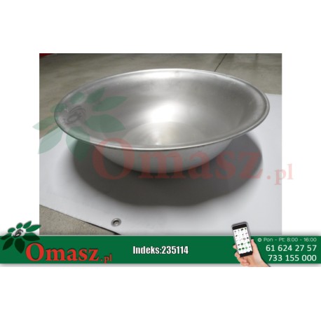 Miska Miednica aluminiowa 61cm Olkusz Wojskowa PRL
