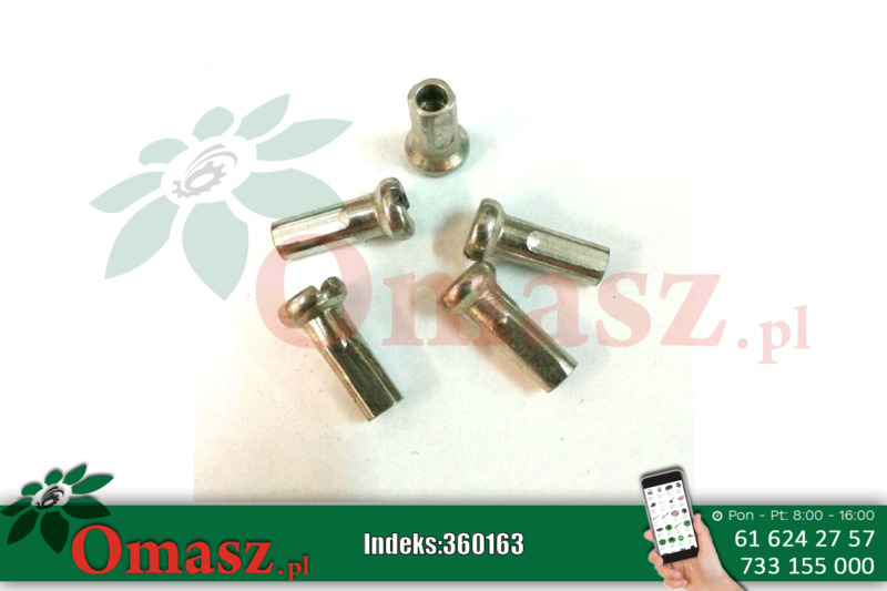 Nakrętka szprychy 12mm