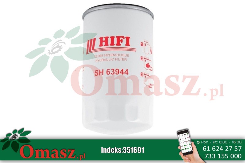Filtr oleju hydraulicznego Same, Landnini, Deutz Fahr SH63944